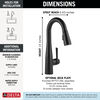 Single Handle Pull-Down Bar / Prep Faucet