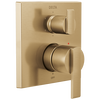 Angular Modern Monitor&reg; 14 Series Valve Trim with 6-Setting Integrated Diverter