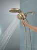 HydroRain&reg; H<sub>2</sub>Okinetic&reg; 5-Setting Two-in-One Shower Head (Recertified)