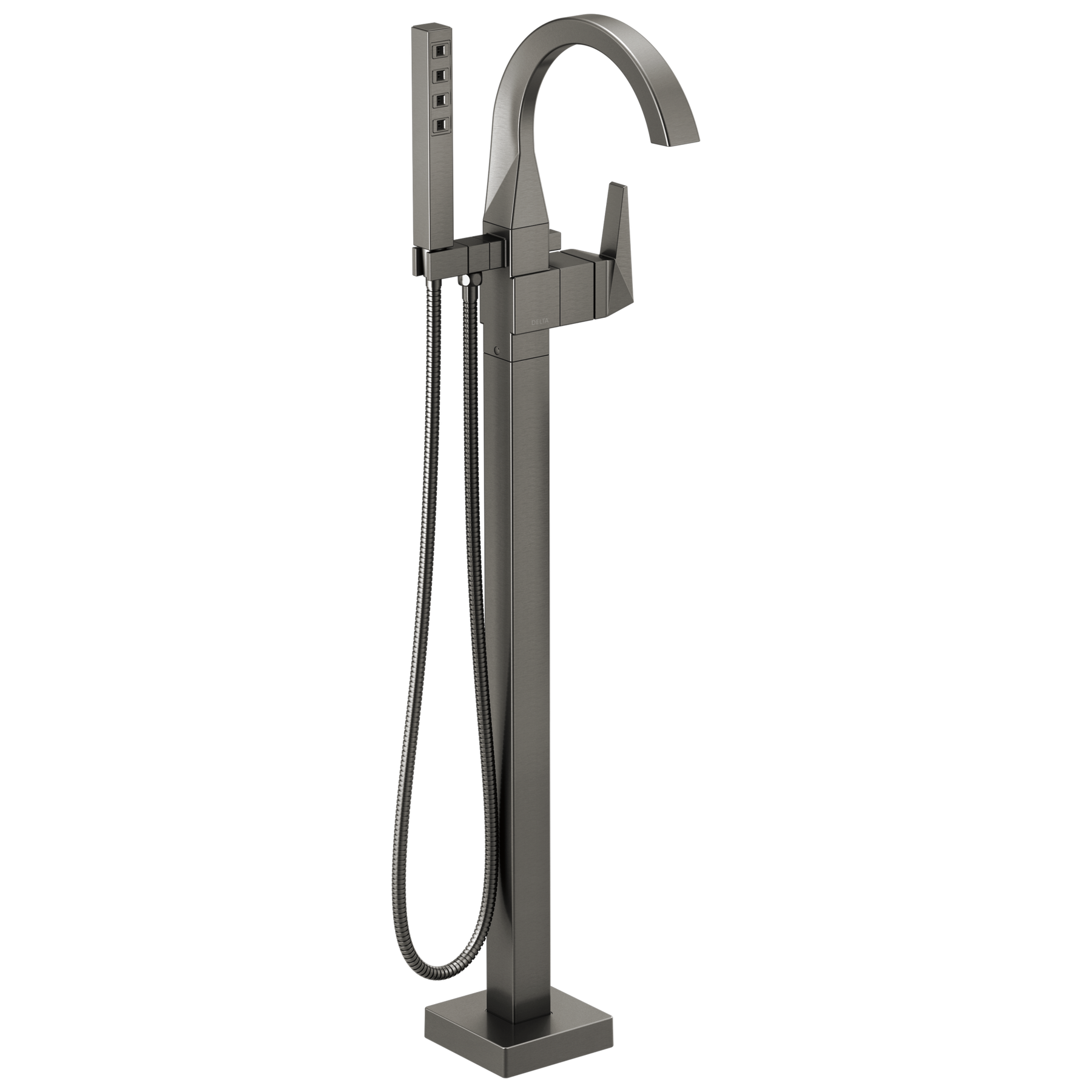 Single Handle Floor Mount Tub Filler Trim
