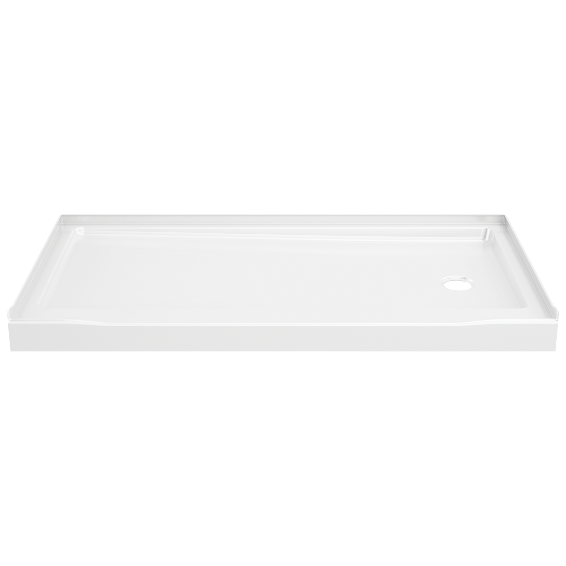 ProCrylic 60 in. x 32 in.Shower Base Right Drain