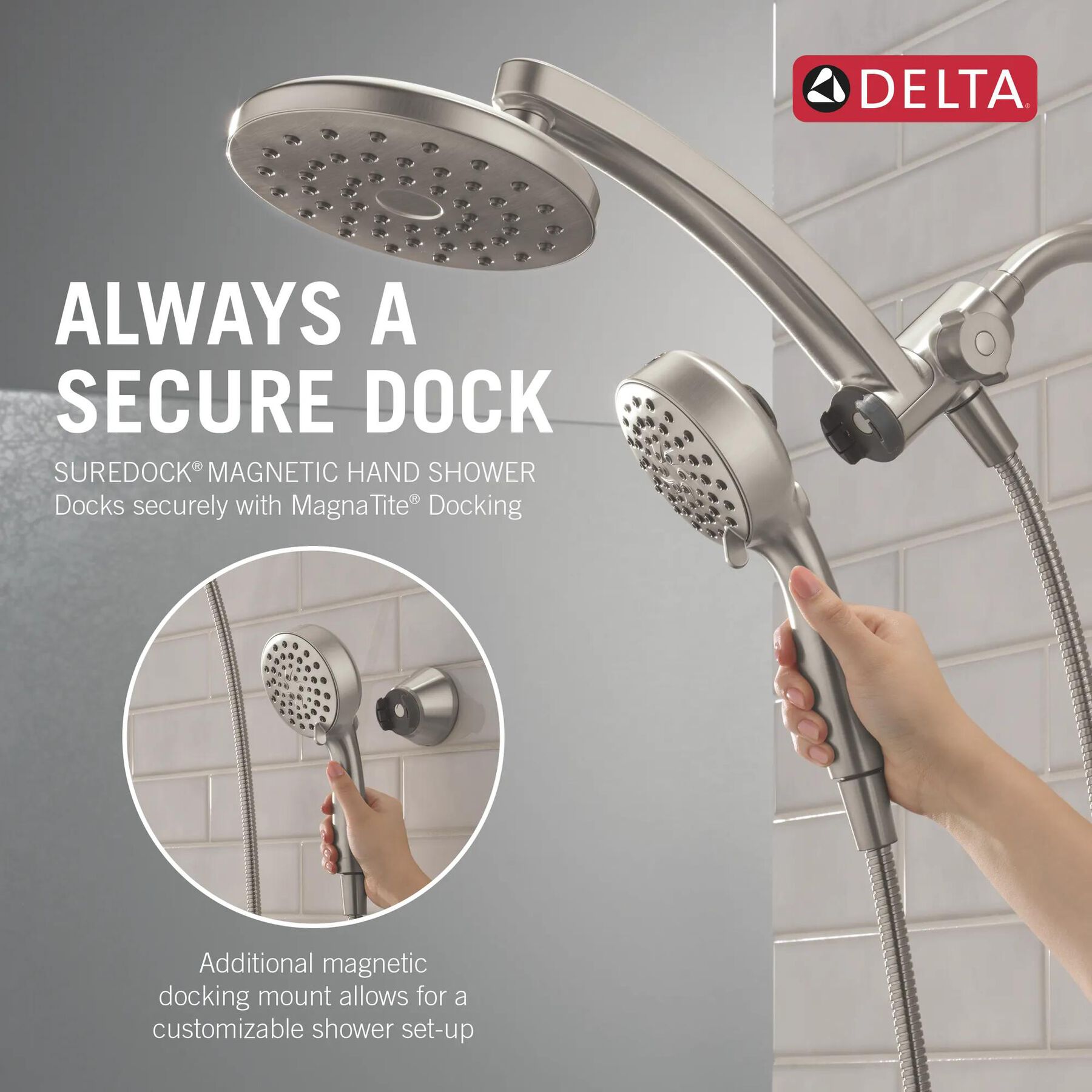 PivotPro&trade;&nbsp;3-in-1 Combination Shower