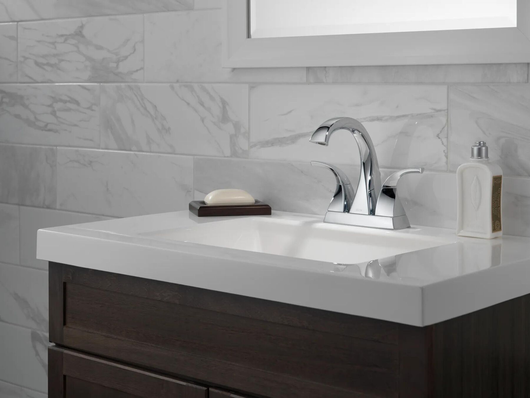Two Handle Centerset Bathroom Faucet