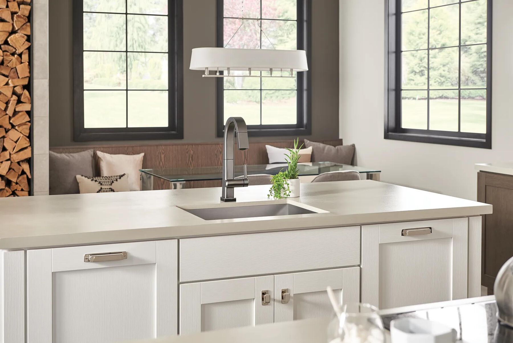 Single Handle Pull Down Bar/Prep Faucet