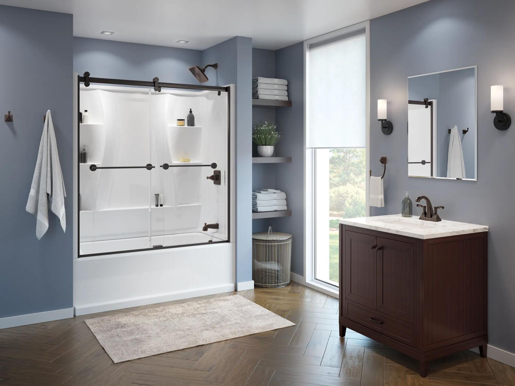 60" x 32" Bathtub - Right Drain