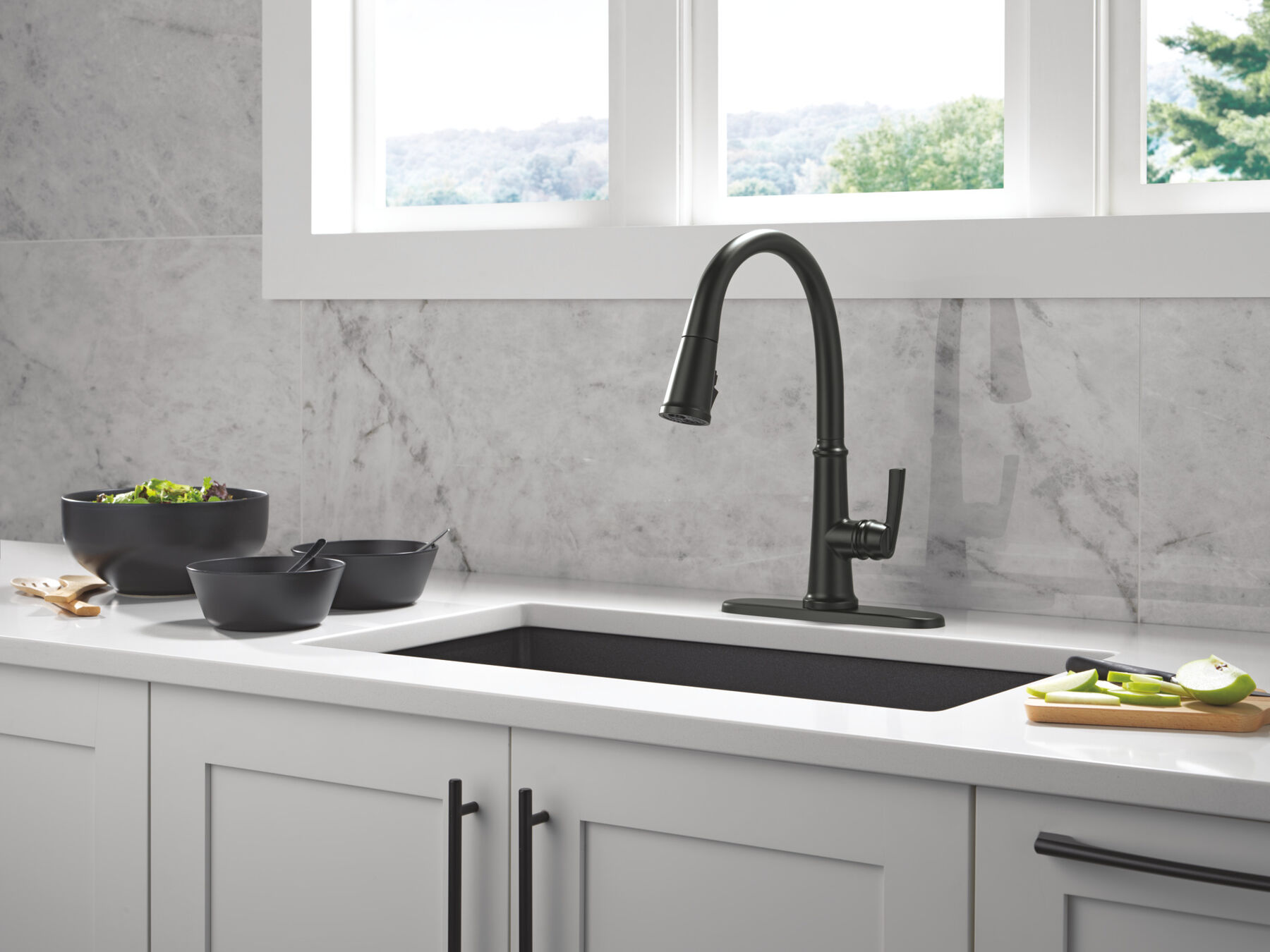 Single Handle Kitchen Pull-Down