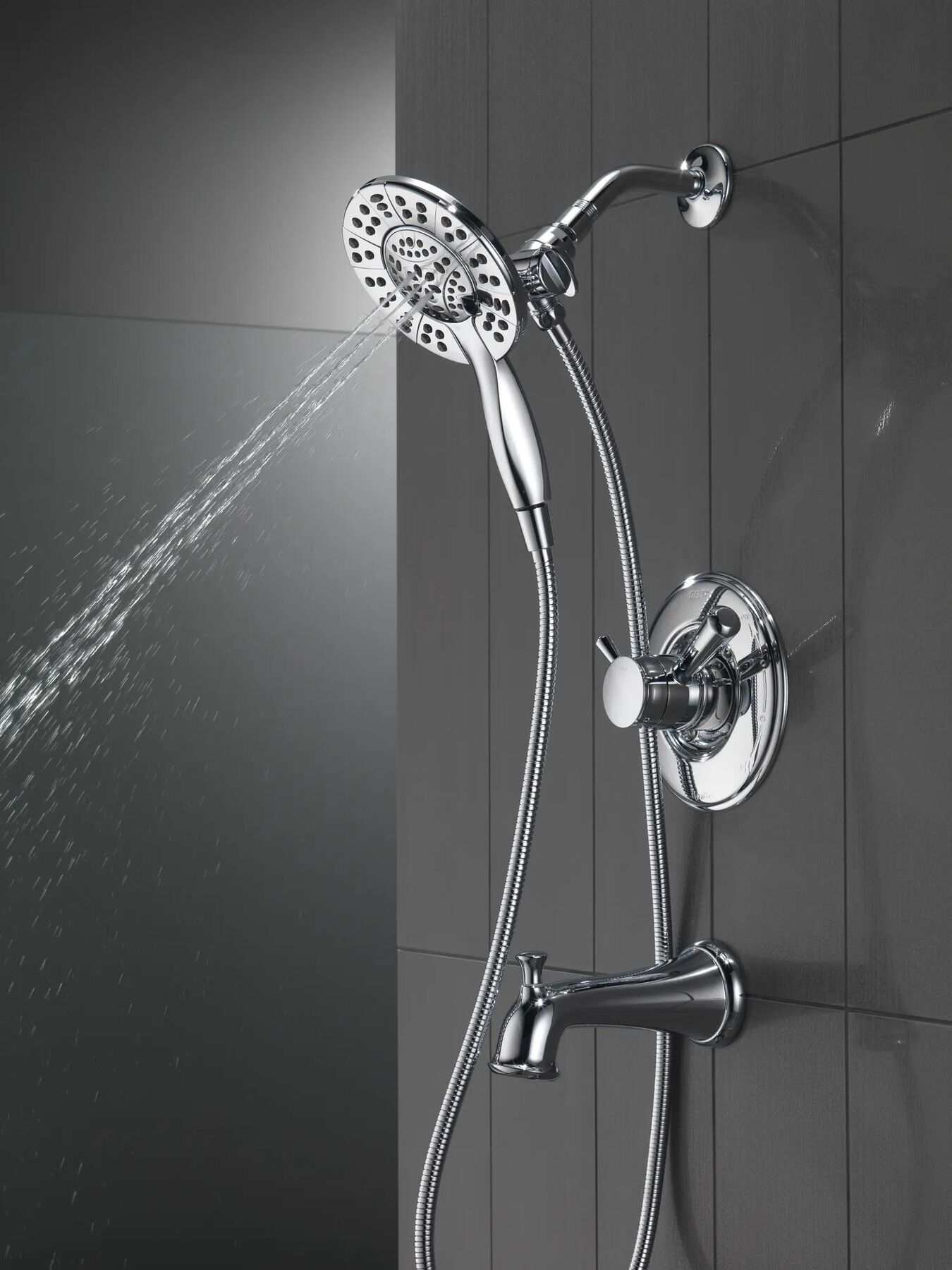 Monitor&reg; 17 Series Tub and Shower Trim with In2ition&reg; Two-in-One Shower