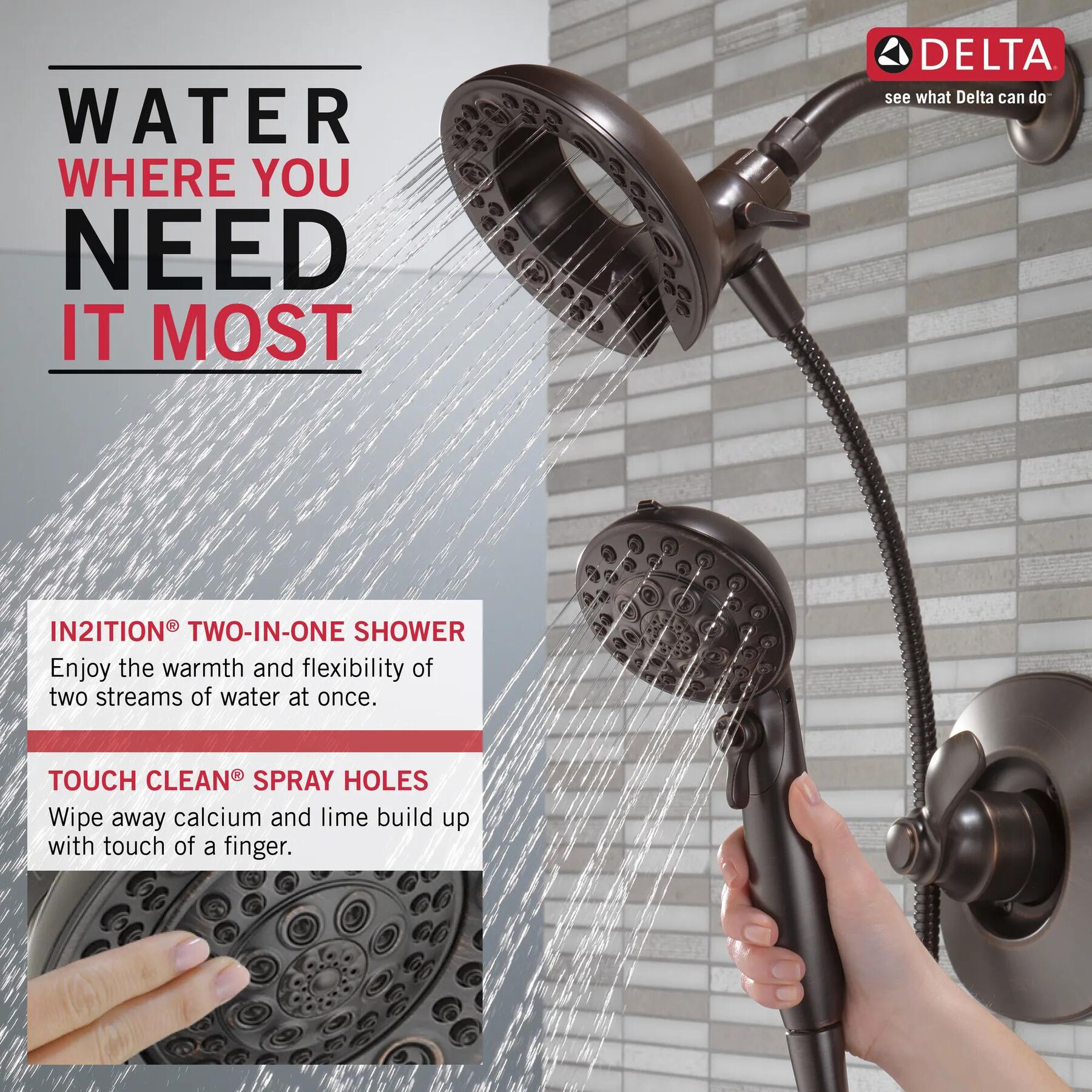 Monitor&reg; 14 Series Tub & Shower with In2ition&reg;