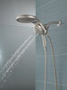 HydroRain&reg; H<sub>2</sub>Okinetic&reg; 5-Setting Two-in-One Shower Head (Recertified)
