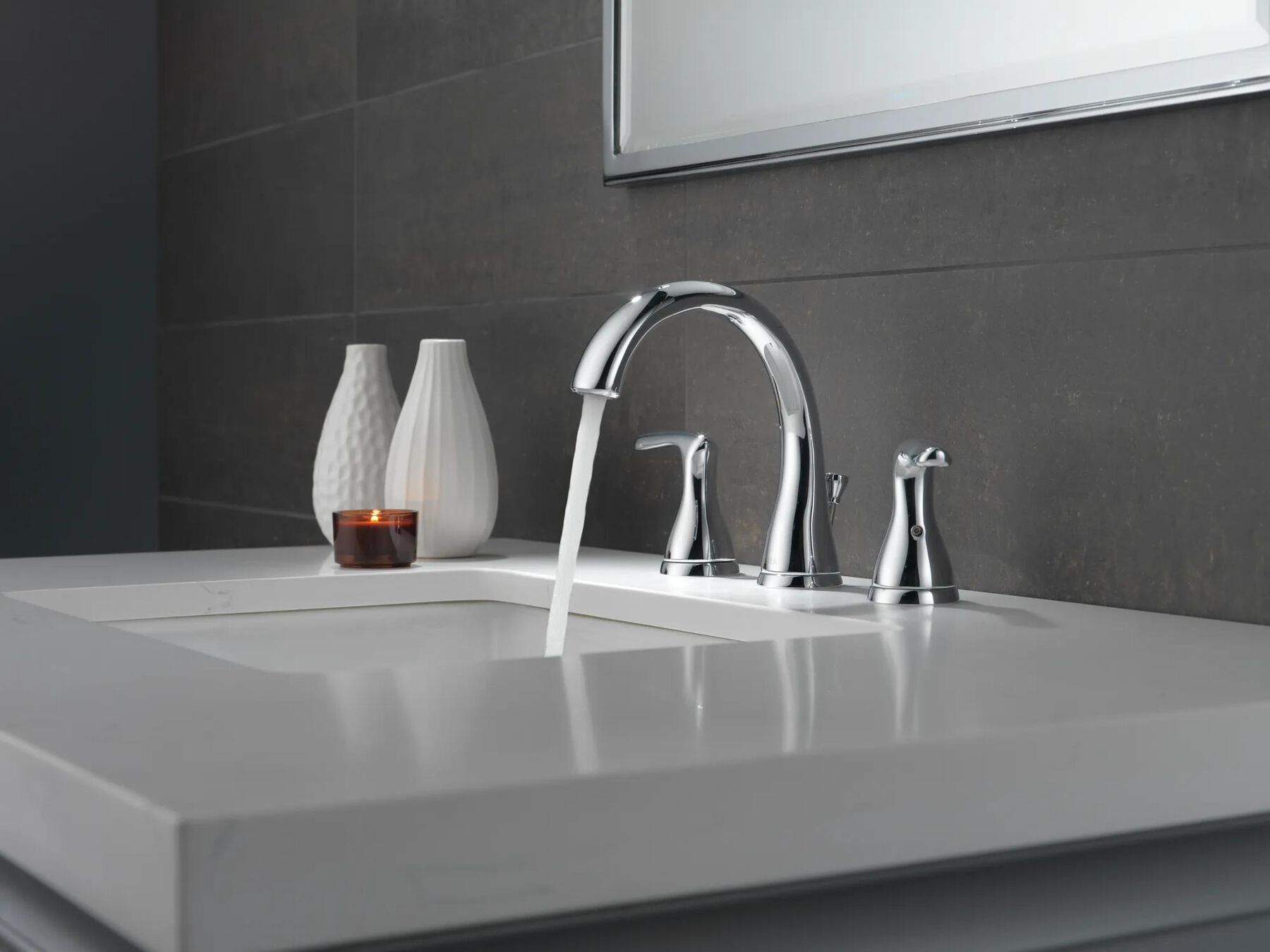Two Handle Widespread Lavatory Faucet (Recertified)