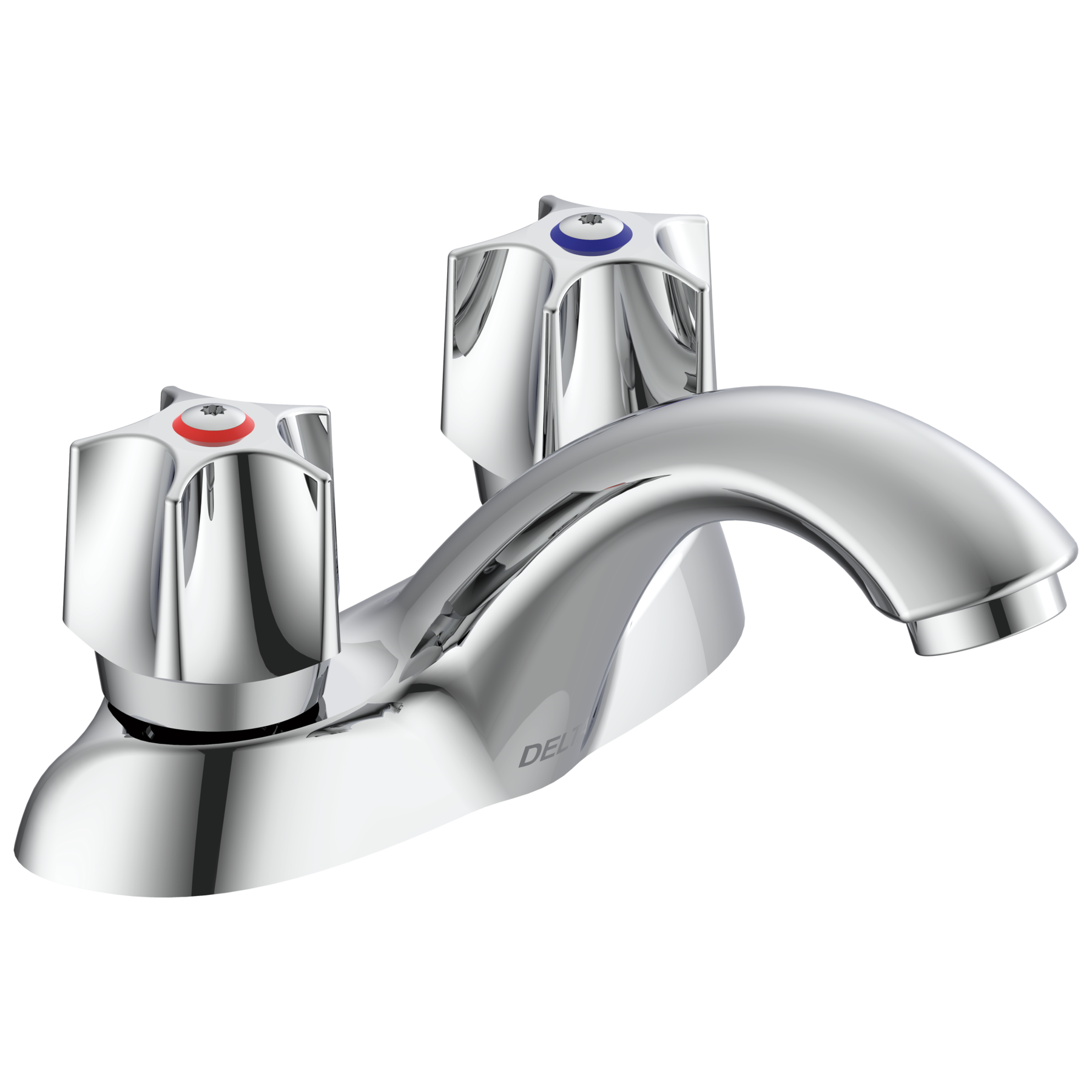Two Handle Centerset Lavatory Faucet - Less Pop-Up
