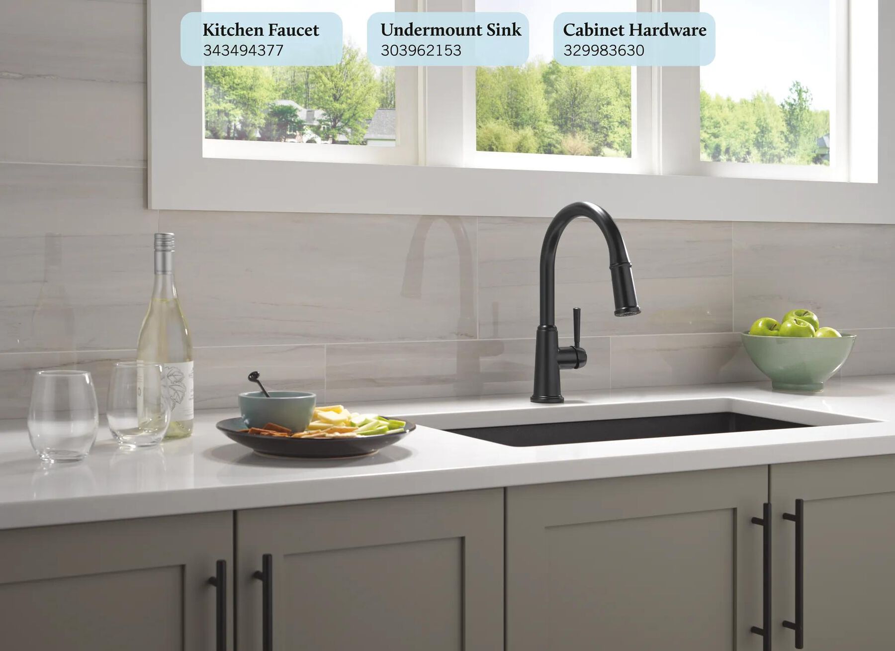 Single Handle Pull-Down Kitchen Faucet