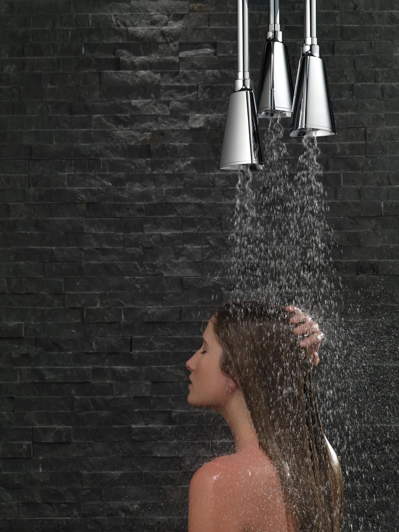 Zura H2OKinetic Pendant Raincan Shower Head