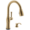 Single Handle Pull-Down Kitchen Faucet with Touch<sub>2</sub>O&reg; Technologyand Soap Dispenser (Recertified)