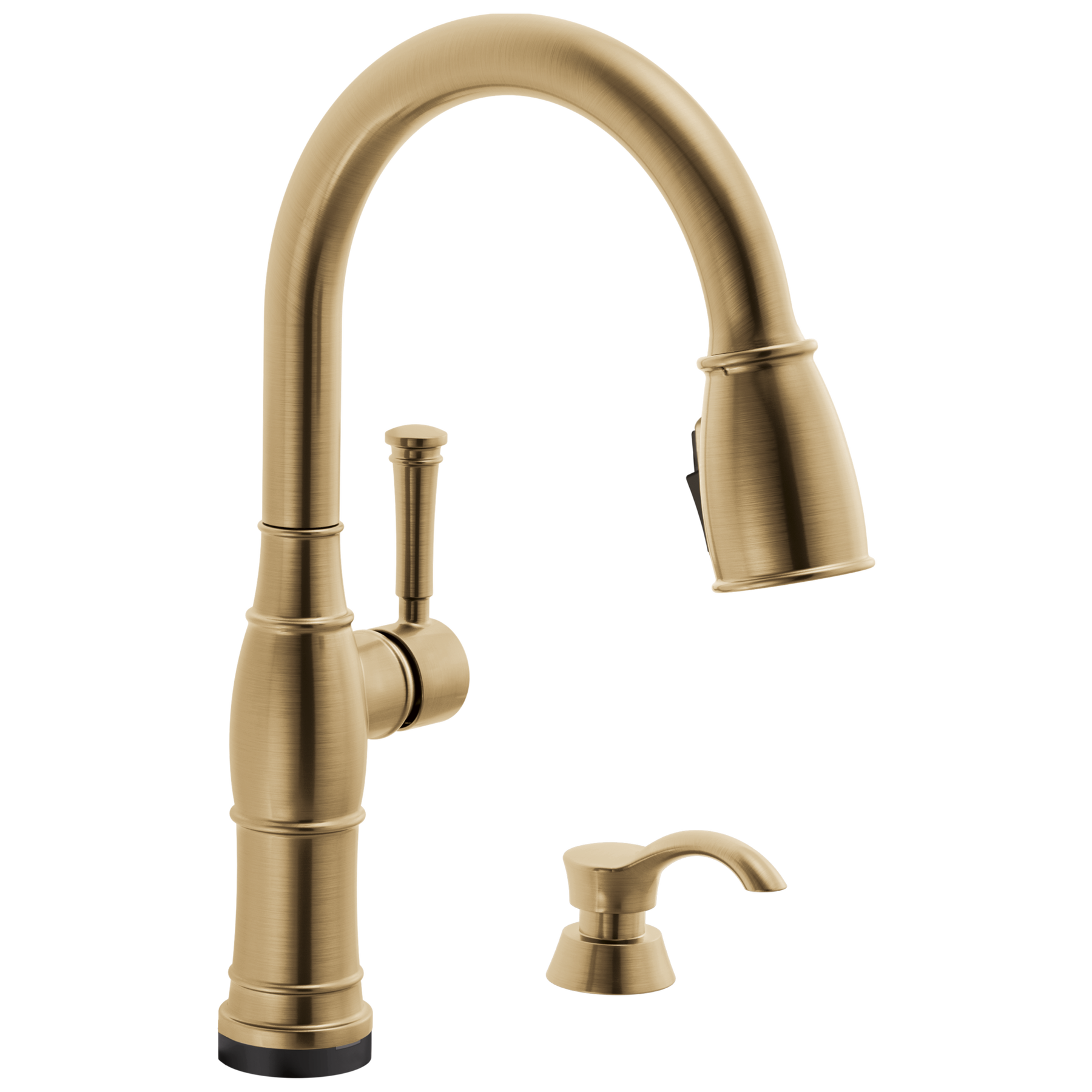 Single Handle Pull-Down Kitchen Faucet with Touch<sub>2</sub>O&reg; Technologyand Soap Dispenser (Recertified)