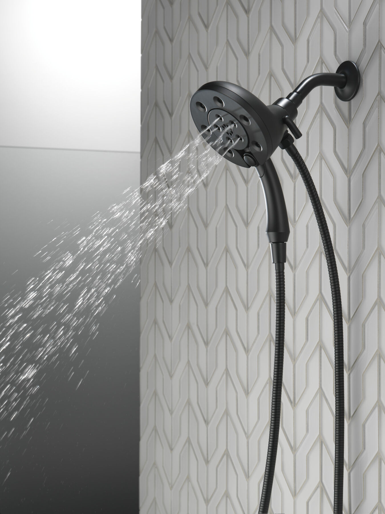 H2Okinetic&reg; In2ition&reg; 4-Setting Two-in-One Shower (Recertified)