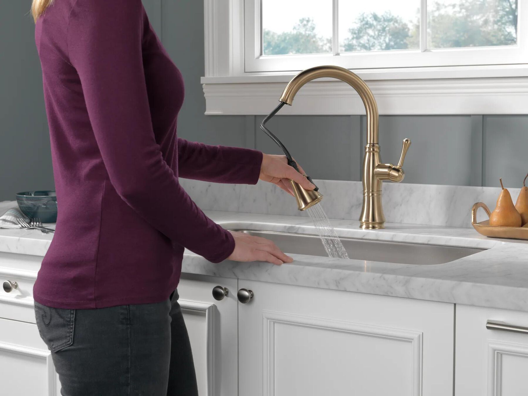 Pull-Down Kitchen w/ShieldSpray (Recertified)