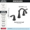 Two Handle Widespread Bathroom Faucet