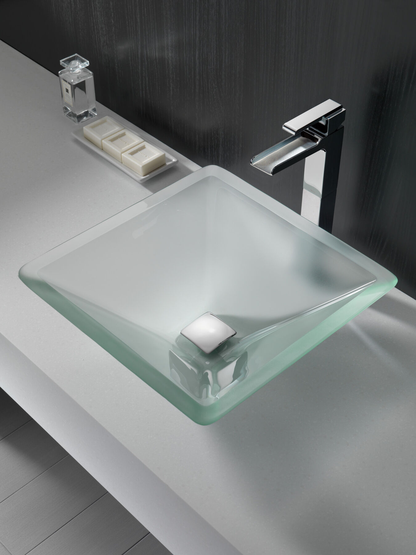 Single Handle Vessel Channel Bathroom Faucet