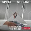 Single Handle Pull-Down Kitchen Faucet with Soap Dispenser and ShieldSpray &reg; Technology