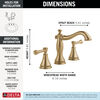 Two Handle Widespread Bathroom Faucet