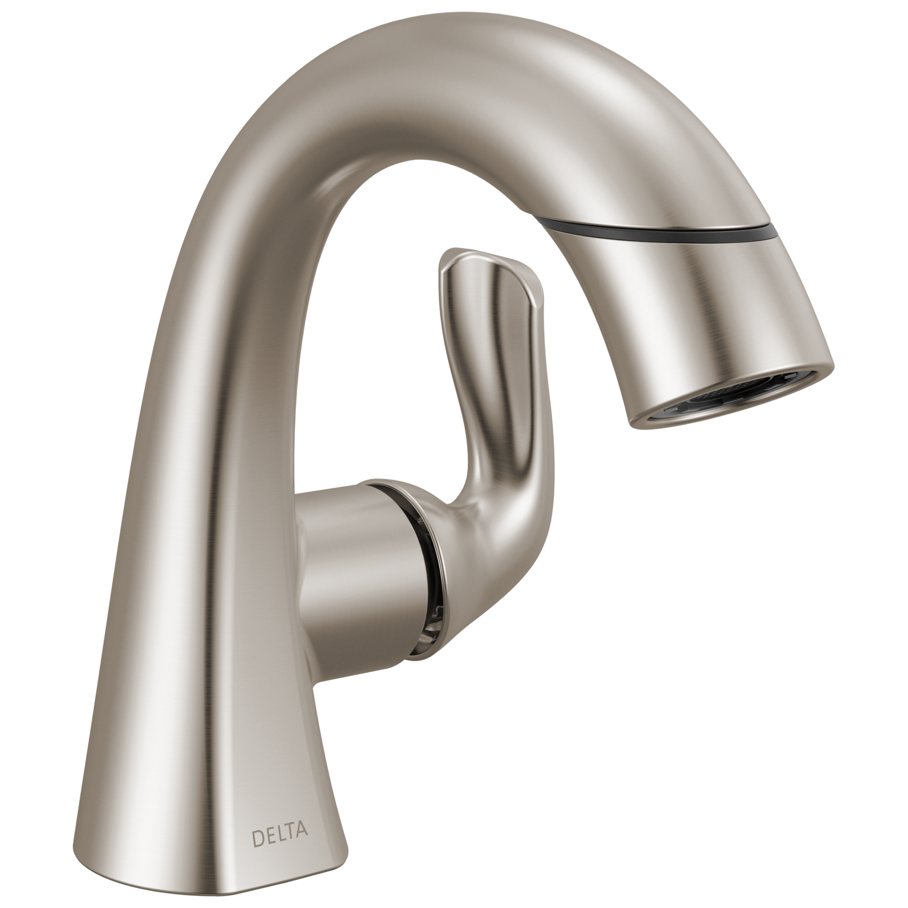Single Handle Pull-Down Bathroom Faucet
