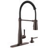 Spring Kitchen Single Handle with Soap Dispenser Bundle