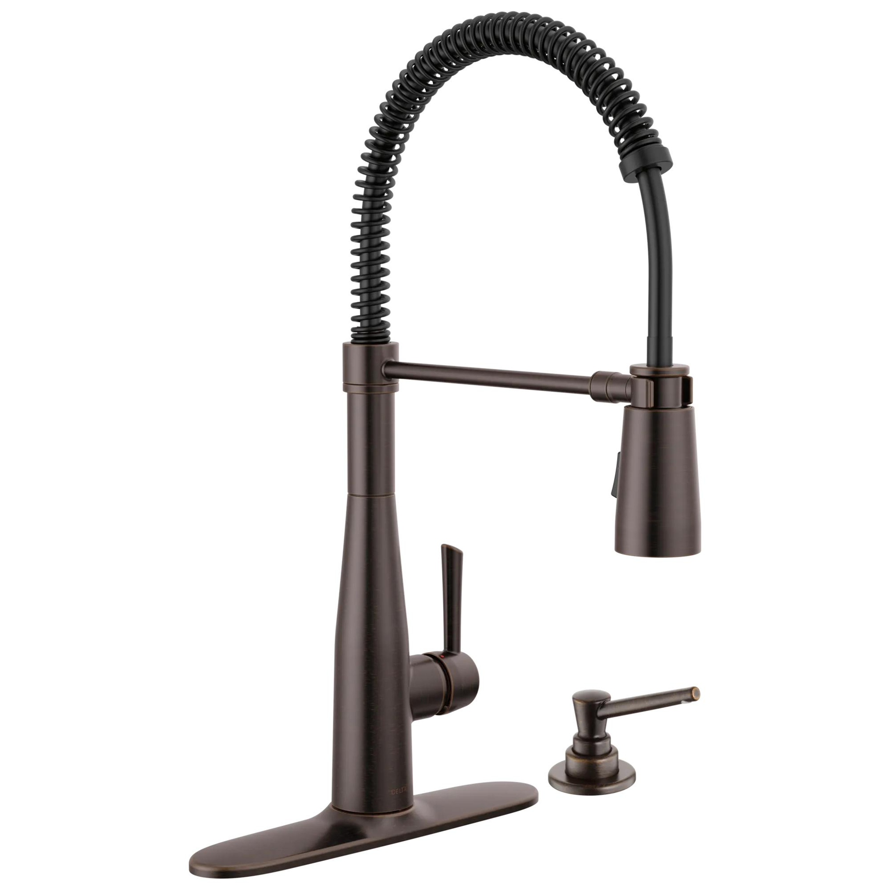 Spring Kitchen Single Handle with Soap Dispenser Bundle