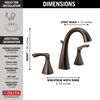 Two Handle Widespread Bathroom Faucet