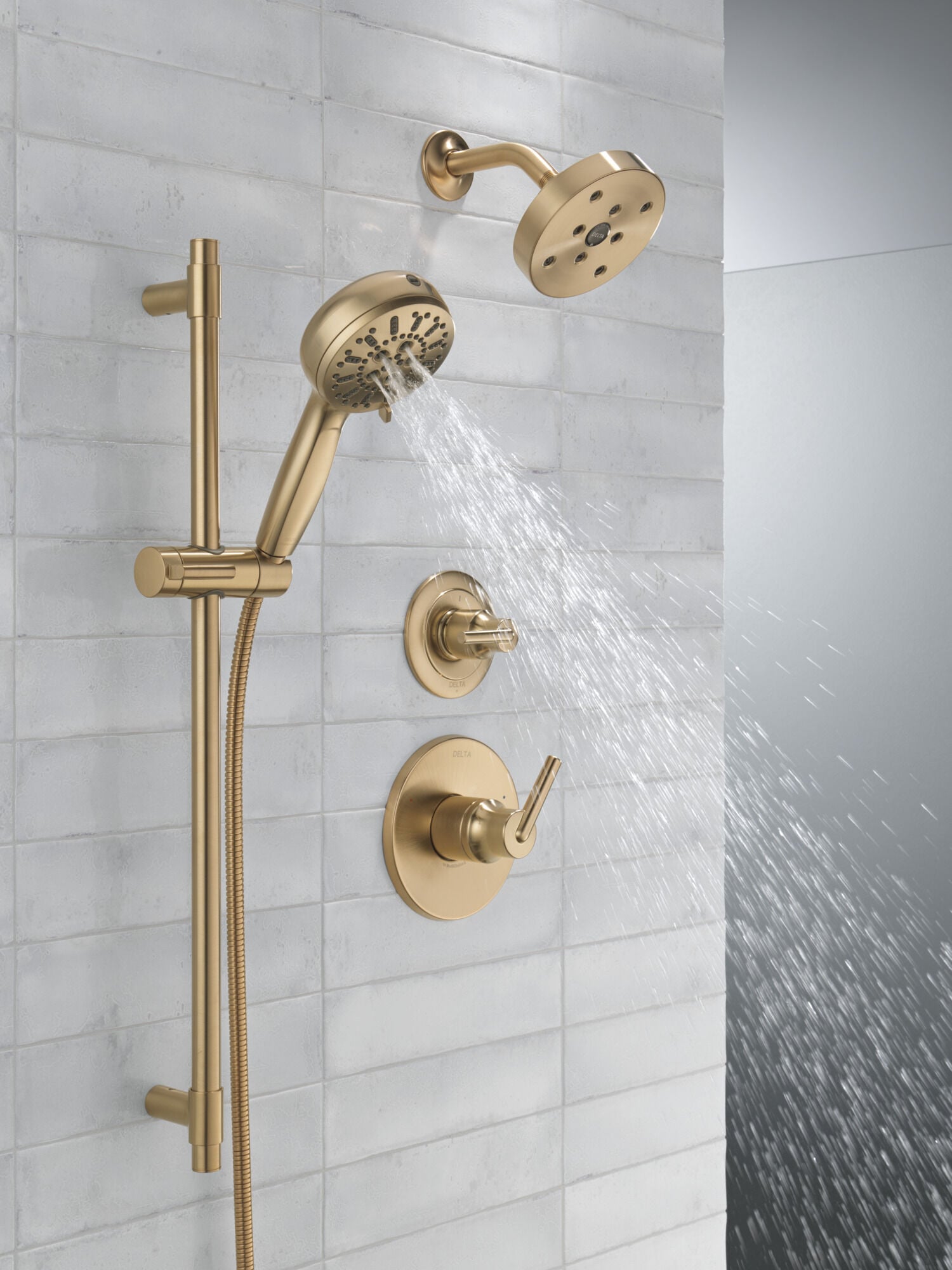 Monitor® 14 Series H2Okinetic® Shower Trim in Champagne Bronze