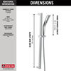 H<sub>2</sub>Okinetic&reg; 3-Setting Slide Bar Hand Shower (Recertified)