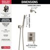 14S Shower Trim & Hand Shower - Less Head