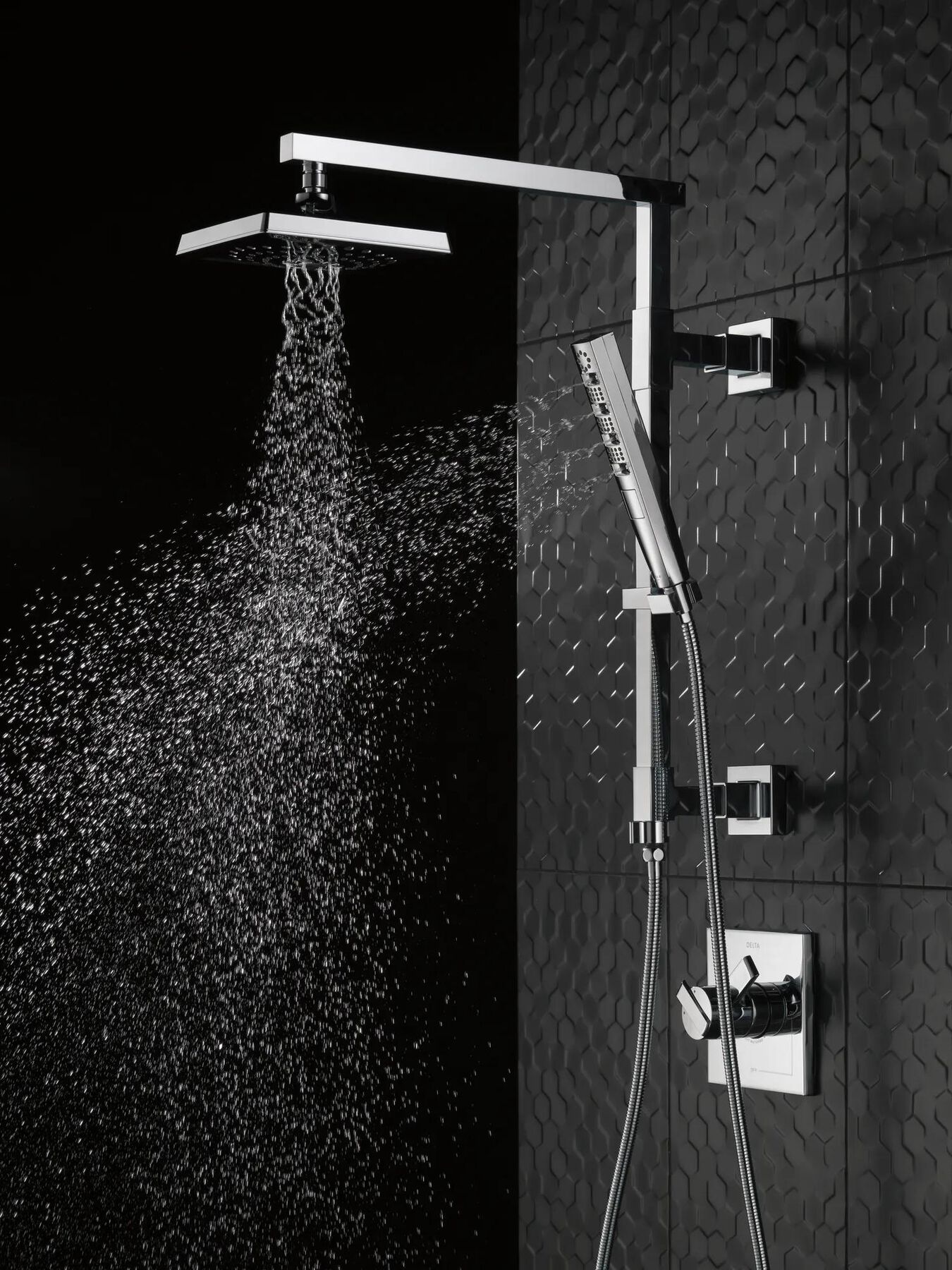 H<sub>2</sub>Okinetic&reg; 3-Setting Raincan Shower Head