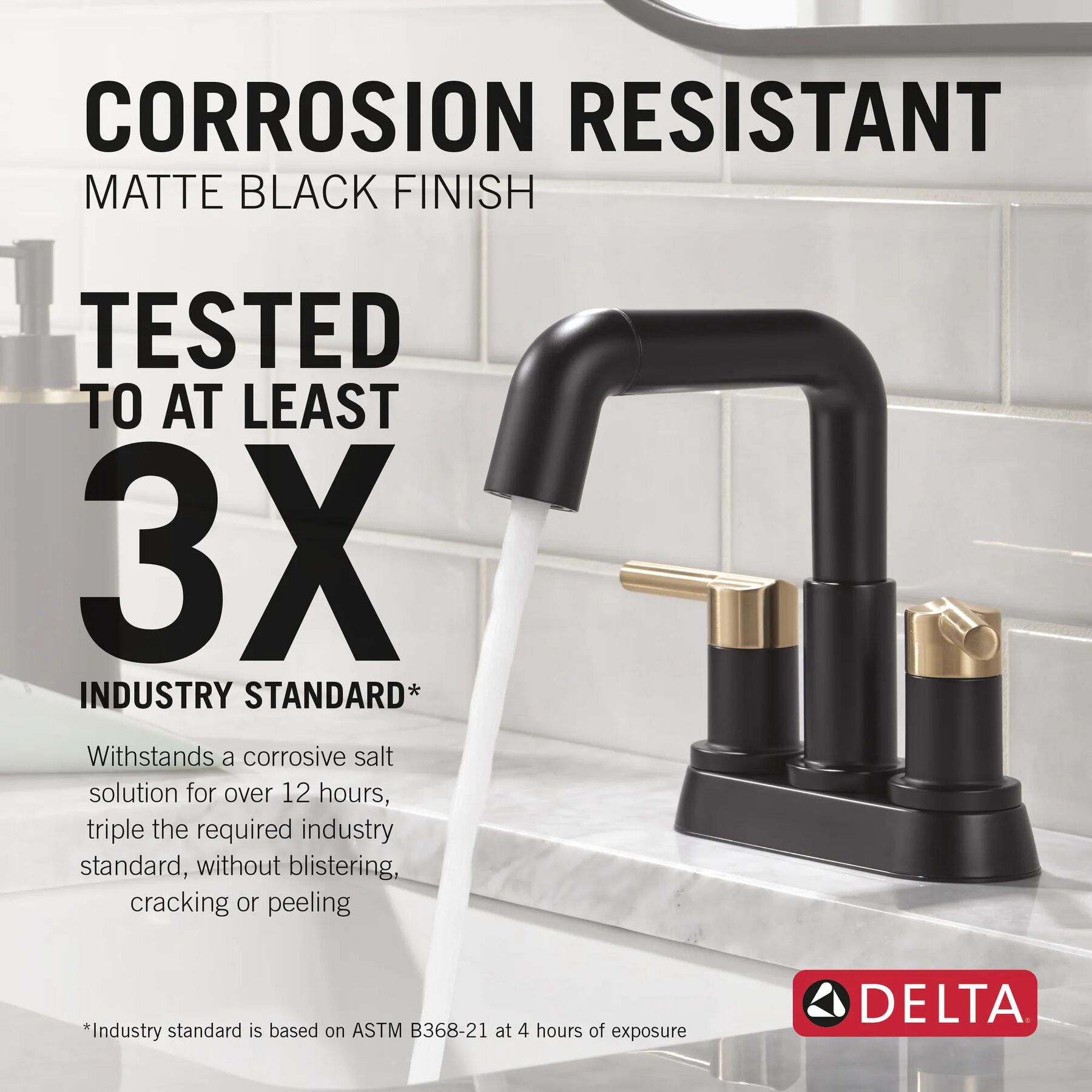 Two Handle Centerset Pull-Down Bathroom Faucet