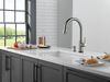 Touch2O with Touchless and VoiceIQ&reg; Technology Single Handle Pull-Down Kitchen Faucet with Soap Dispenser