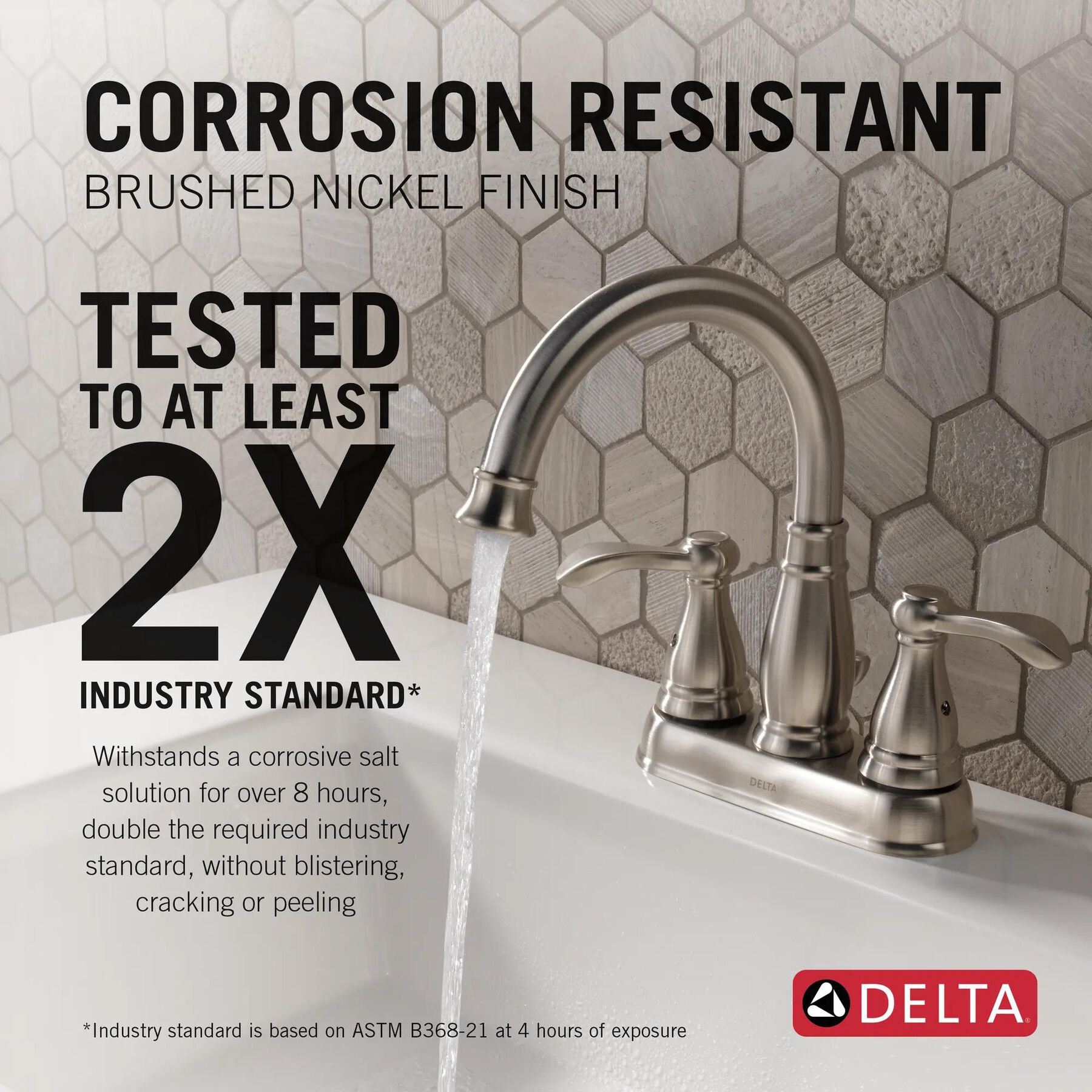 Two Handle Centerset Bathroom Faucet