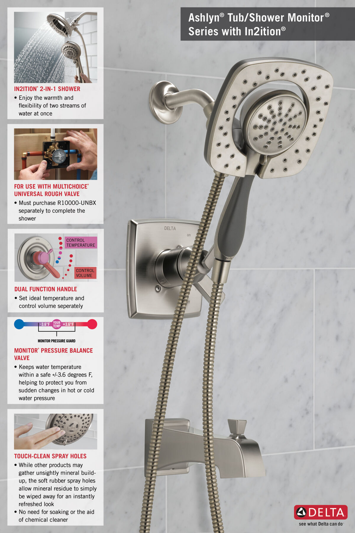 In2ition&reg; Tub/Shower Trim 17S (Recertified)