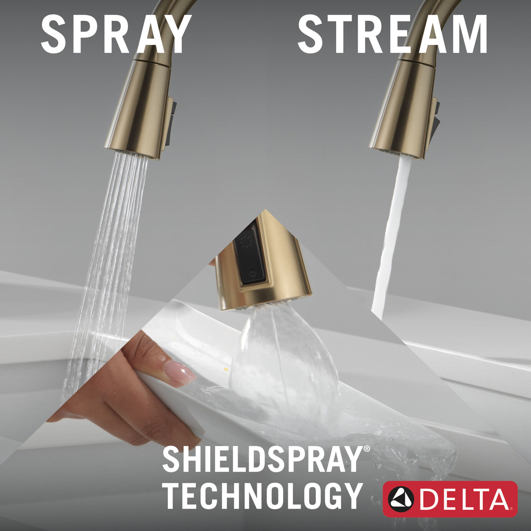 Pull-Down Kitchen Faucet w/Soap (Recertified)