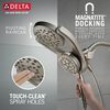 HydroRain&reg; 4-Setting Two-in-One Shower Head