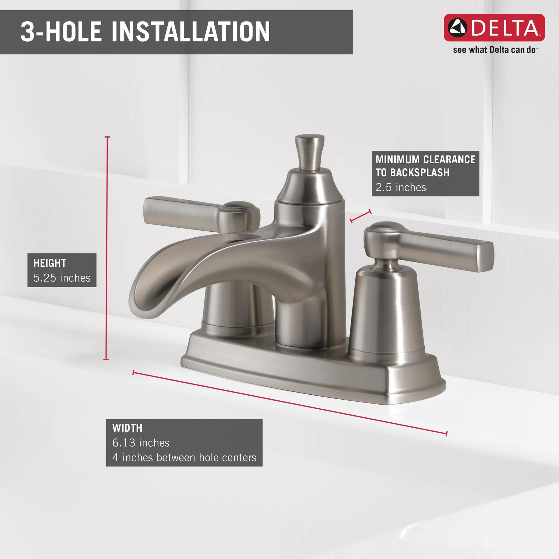 Two Handle Centerset Faucet