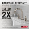 Widespread Lavatory Faucet with 14 Series Tub Shower Trim and Rough Bundle