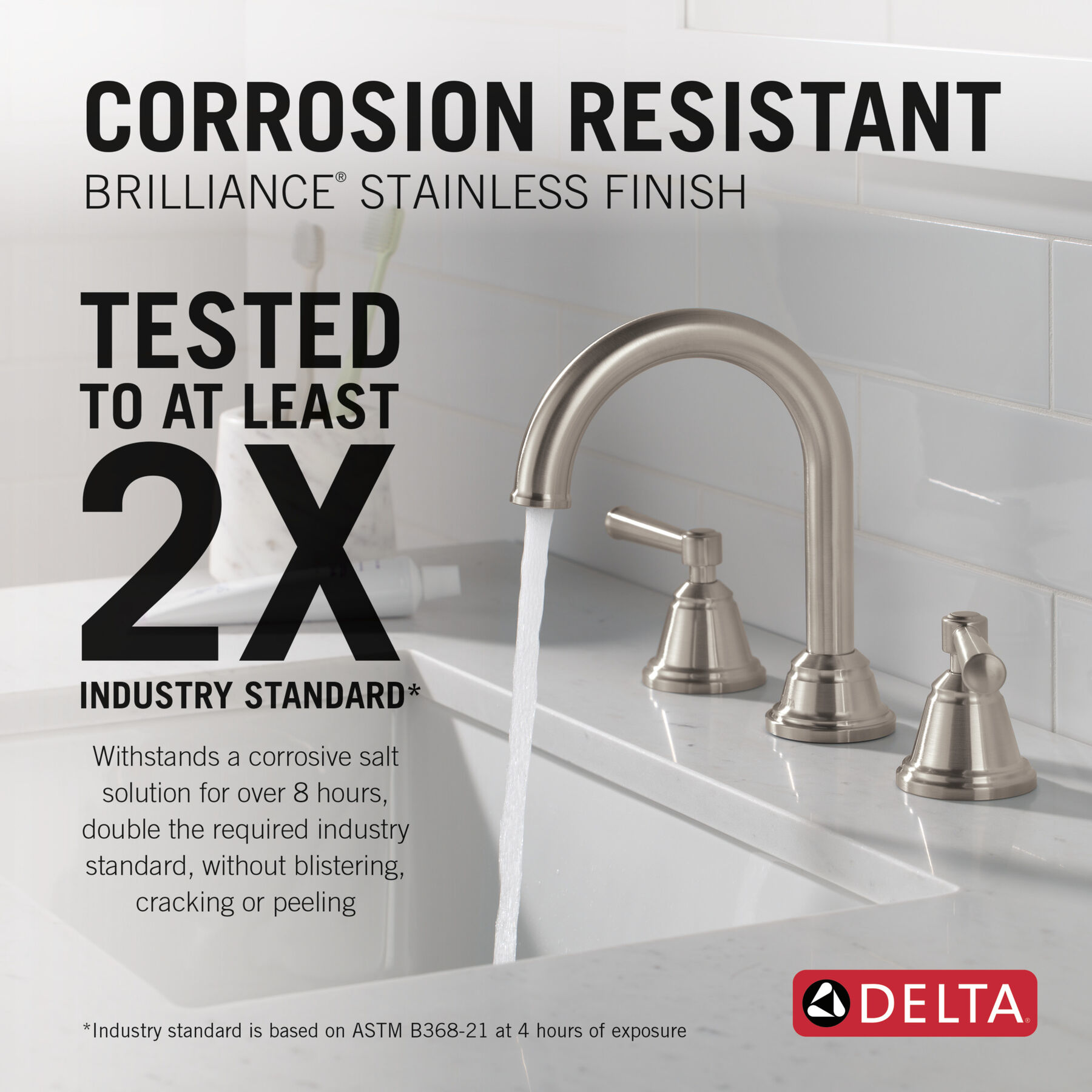 Widespread Lavatory Faucet with 14 Series Tub Shower Trim and Rough Bundle