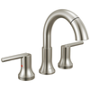 Two Handle Widespread Pull Down Bathroom Faucet (Recertified)