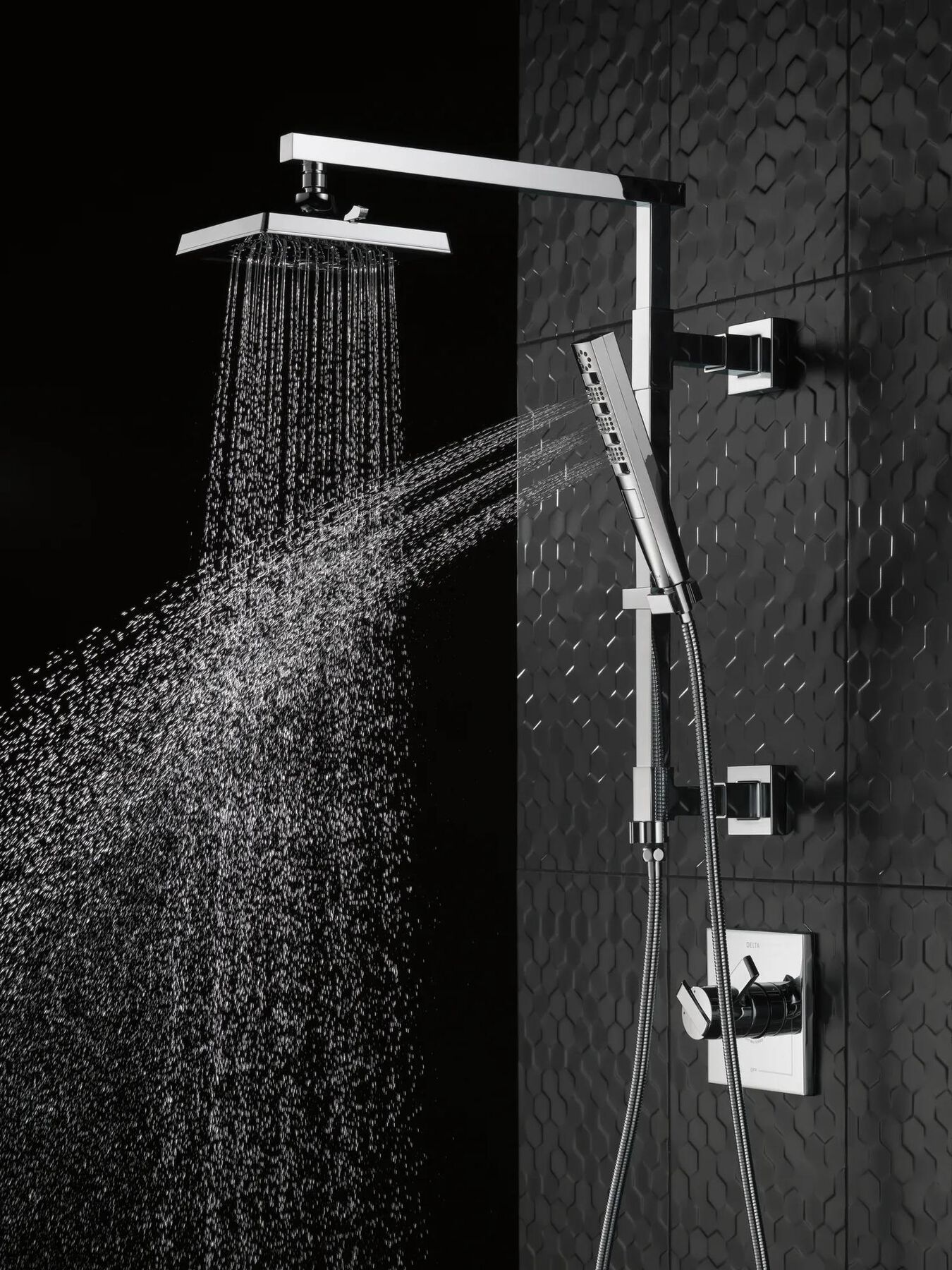 H<sub>2</sub>Okinetic&reg; 3-Setting Raincan Shower Head