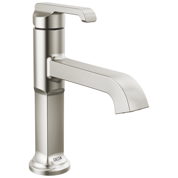 Pnct Single Handle Bathroom Faucet in Lumicoat® Stainless 589-SS-PR-DST