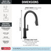 Touch2O&reg; Technology Kitchen Faucet with Touchless Technology