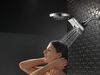 HydroRain&reg; H<sub>2</sub>Okinetic&reg; 5-Setting Two-in-One Shower Head