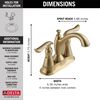 Two Handle Centerset Bathroom Faucet
