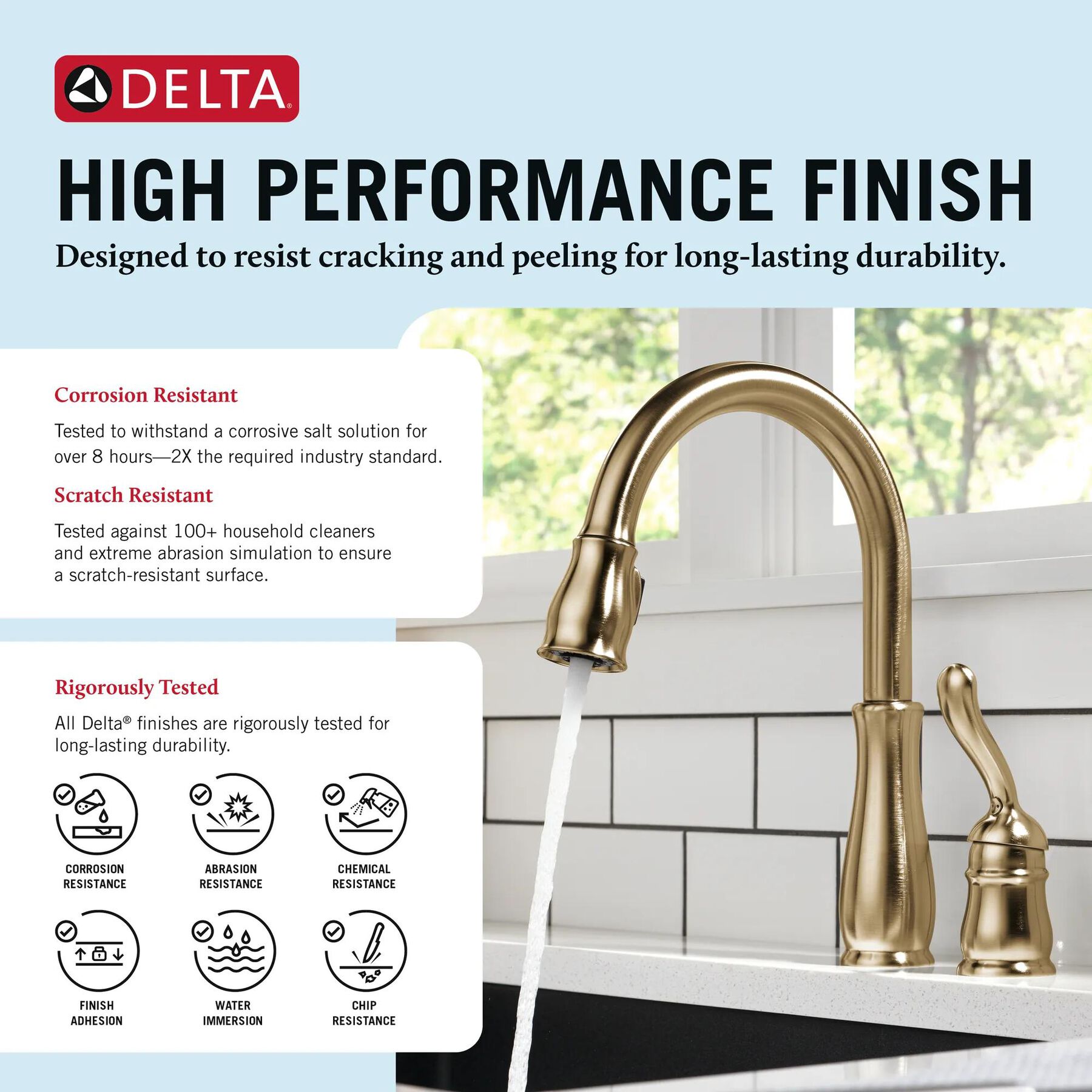 Single Handle Pull-Down Kitchen Faucet