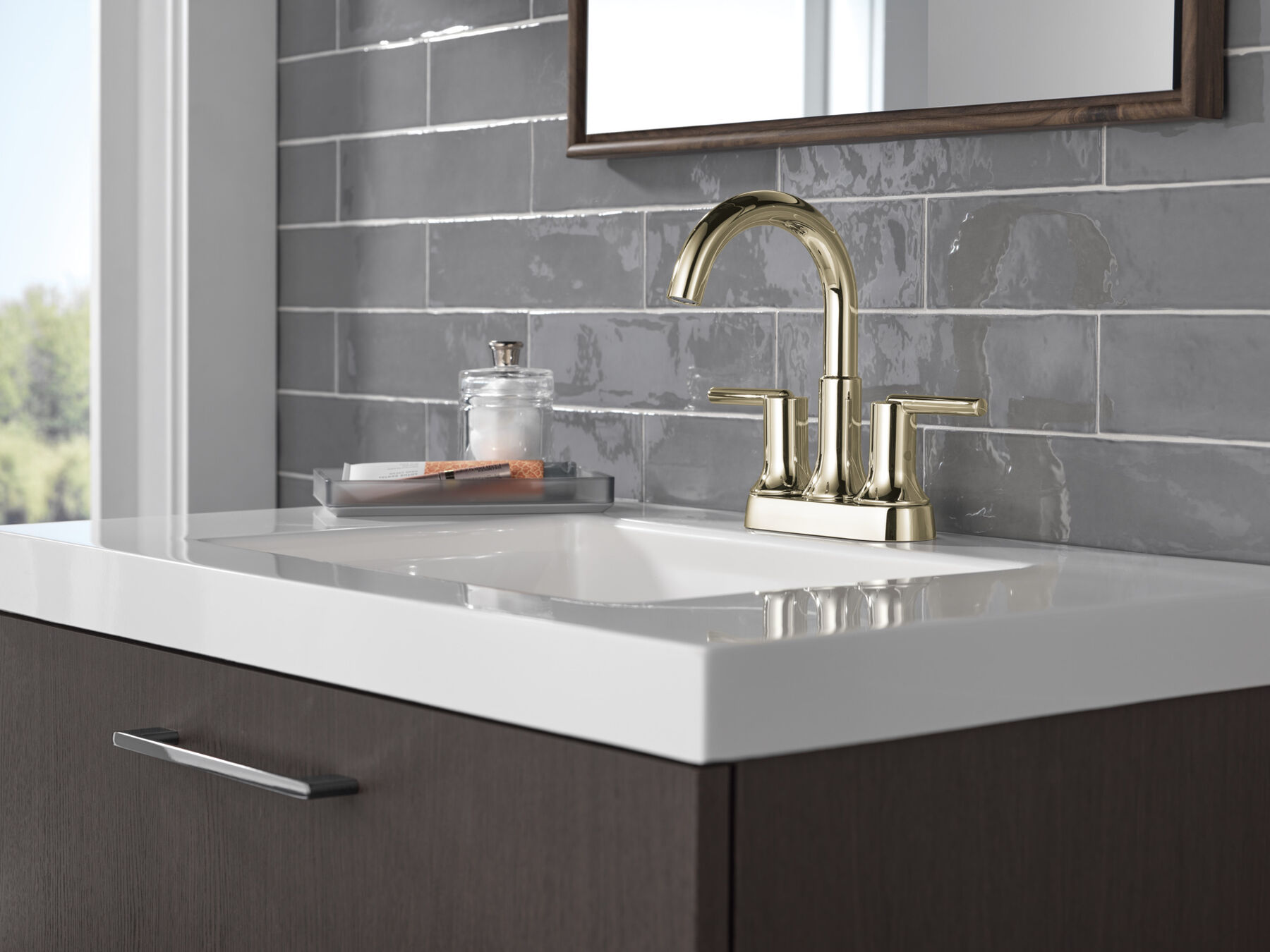 Centerset Bathroom Faucet